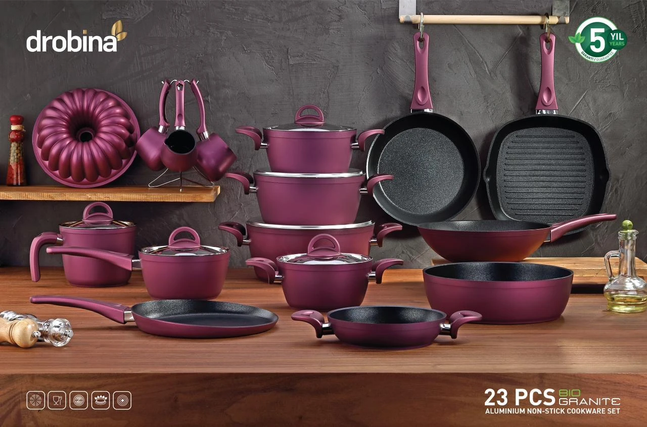 Drobina Bio Granite Cookware Set-منتجات ارشيا - مصر