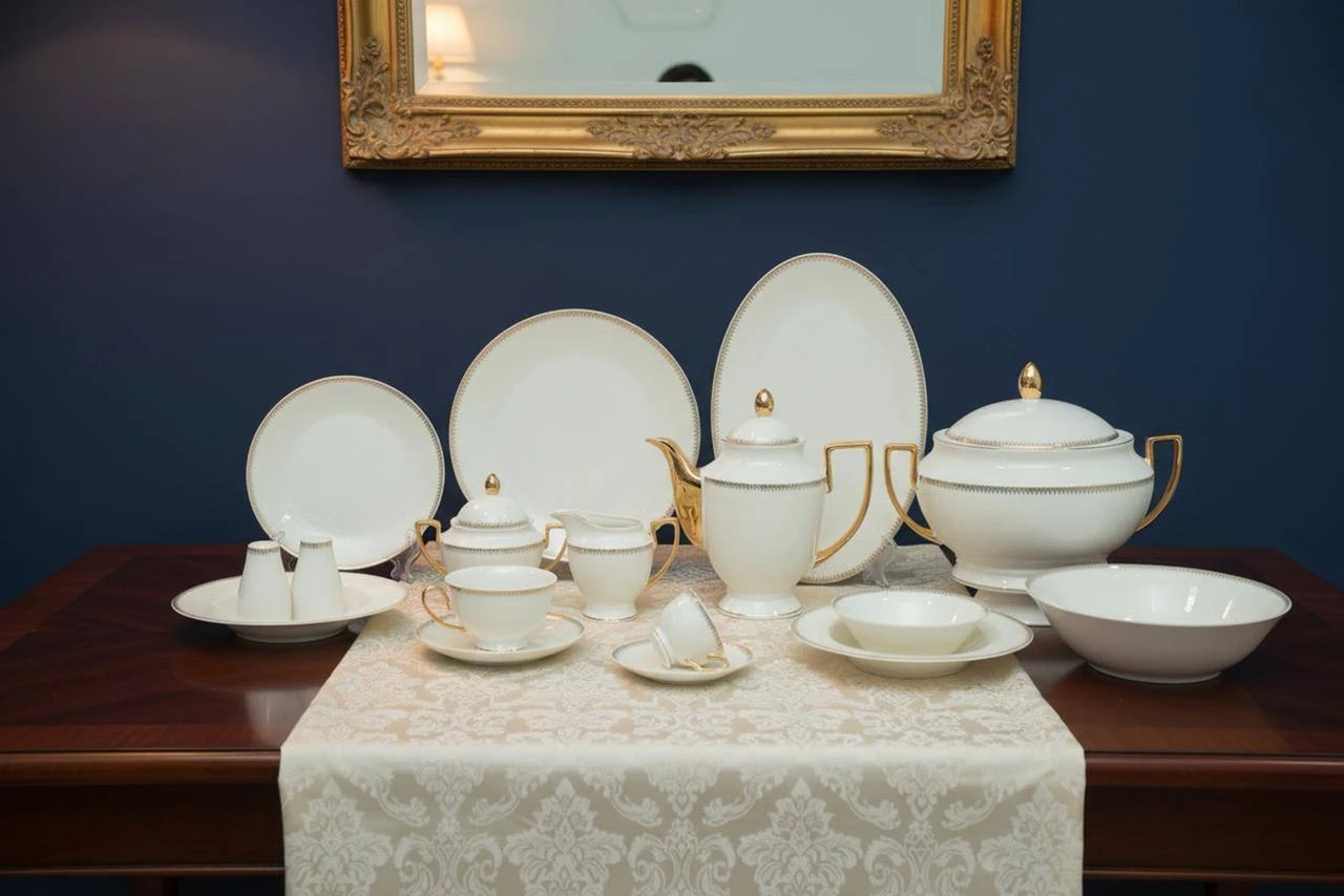 Round Dinnerware Set 60 Pieces-منتجات ارشيا - مصر