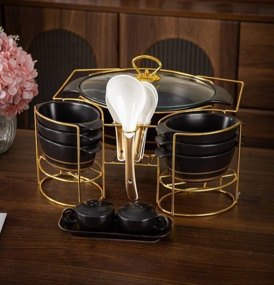 19-piece soup set on a stand-منتجات ارشيا - مصر